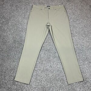 VRST Pants Mens 36x32 Tan Slim Straight Limitless 5 Pocket Chinos Office Commute